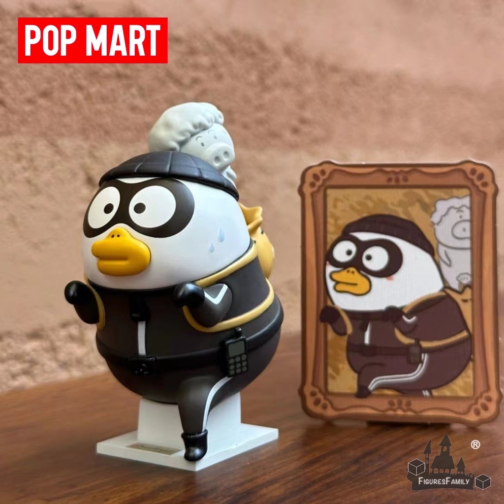 ของแท้POPMART Duckyo Not Serious Museum Series ยืนยันรูปตุ๊กตาเครื่องประดับของขวัญ