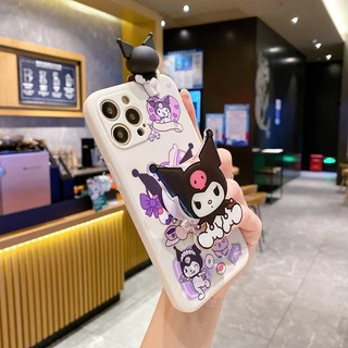 สําหรับiPhone 17 16 15 14 13 12 11 Pro X XS Max XR 7 8 Plus SE 2020 เคสโทรศัพท์ปกอ่อนKuromiน่ารัก