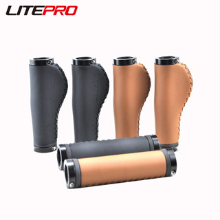 Litepro ปลอกแฮนด์มือจับหนัง PU นิ่ม 22.2 มม. ยาว 132 มม. สํา…