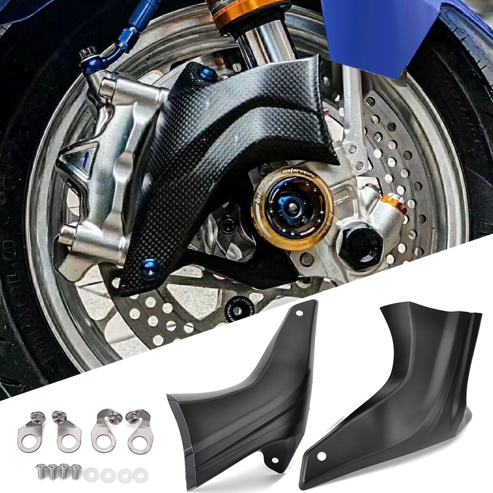 ด้านหน้า 750 GSX-R 600 แผ่นท่ออากาศระบบเบรค Caliper Cooling ฝาครอบสําหรับ Suzuki GSXR600 GSXR750 GSX