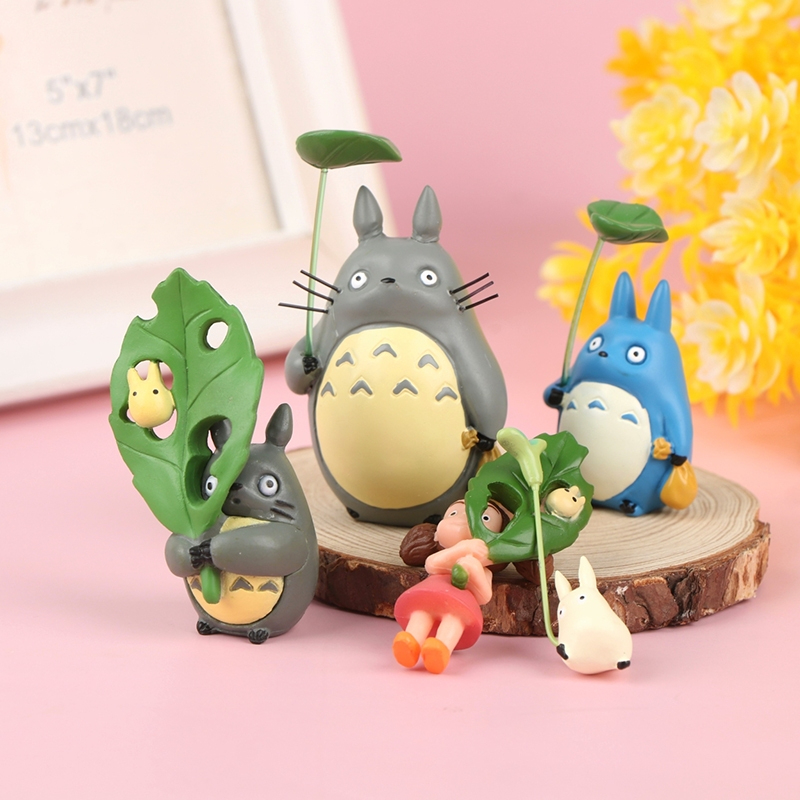 WOW Totoro ขนาดเล็กคาร์บอนสีดํา briquettes Totoro ตุ๊กตาทํามือเล่นเครื่องประดับเดสก์ท็อป