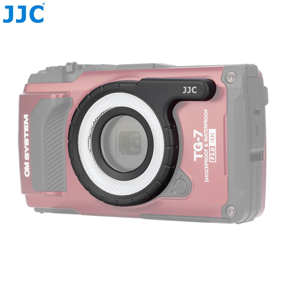 JJC แหวนไกด์ไฟ LED อุปกรณ์เสริม สําหรับกล้อง Olympus Tough TG-7 TG-6 TG-5 TG-4 TG-3 TG-2 TG-1