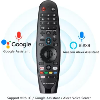 ของแท้ Magic remote คำสั่งเสียง/เมาส์ รีโมททีวี LG Smart TV รีโมท AKB75855501 AN-MR20GA FOR2017-2020