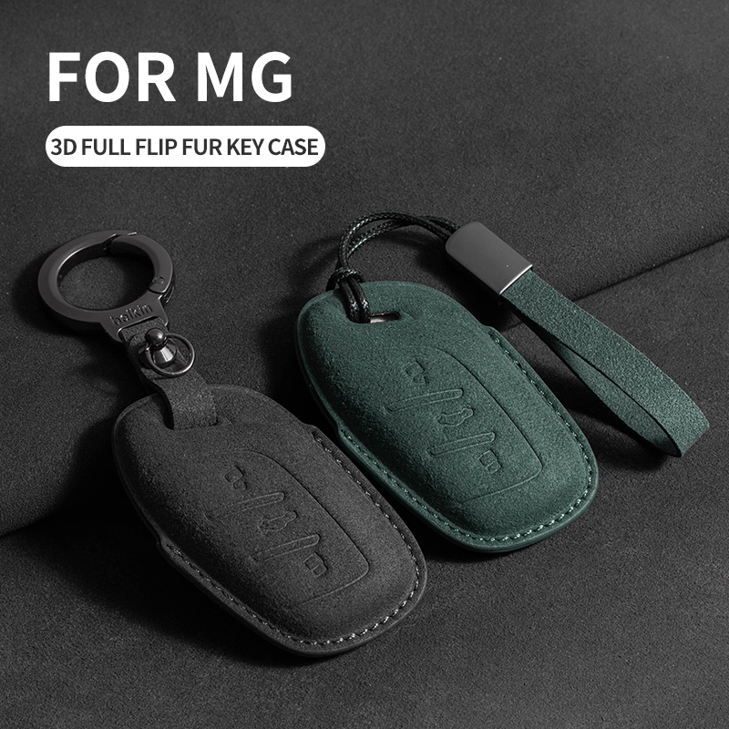 เคสกุญแจรีโมทรถยนต์ อุปกรณ์เสริม สําหรับ  MG4 ev mulan MG5 MG5 ZS HS PHEV ของแต่งรถยนต์ พวงกุญแจ
