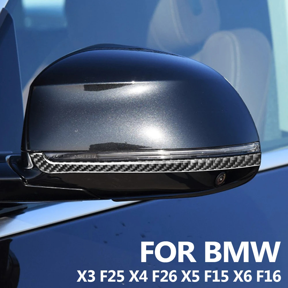 แถบสติกเกอร์คาร์บอนไฟเบอร์ ป้องกันรอยขีดข่วน สําหรับ BMW F15 F16 F25 F26 X3 X4 X5 X6