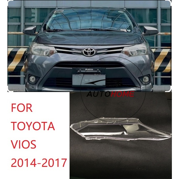 คุณภาพออร์ignal เลนส์ฝาครอบไฟหน้า เลนส์ไฟหน้าสําหรับ Toyota Vios Gen3 2014 2015 2016 2017 เปลี่ยนหัว