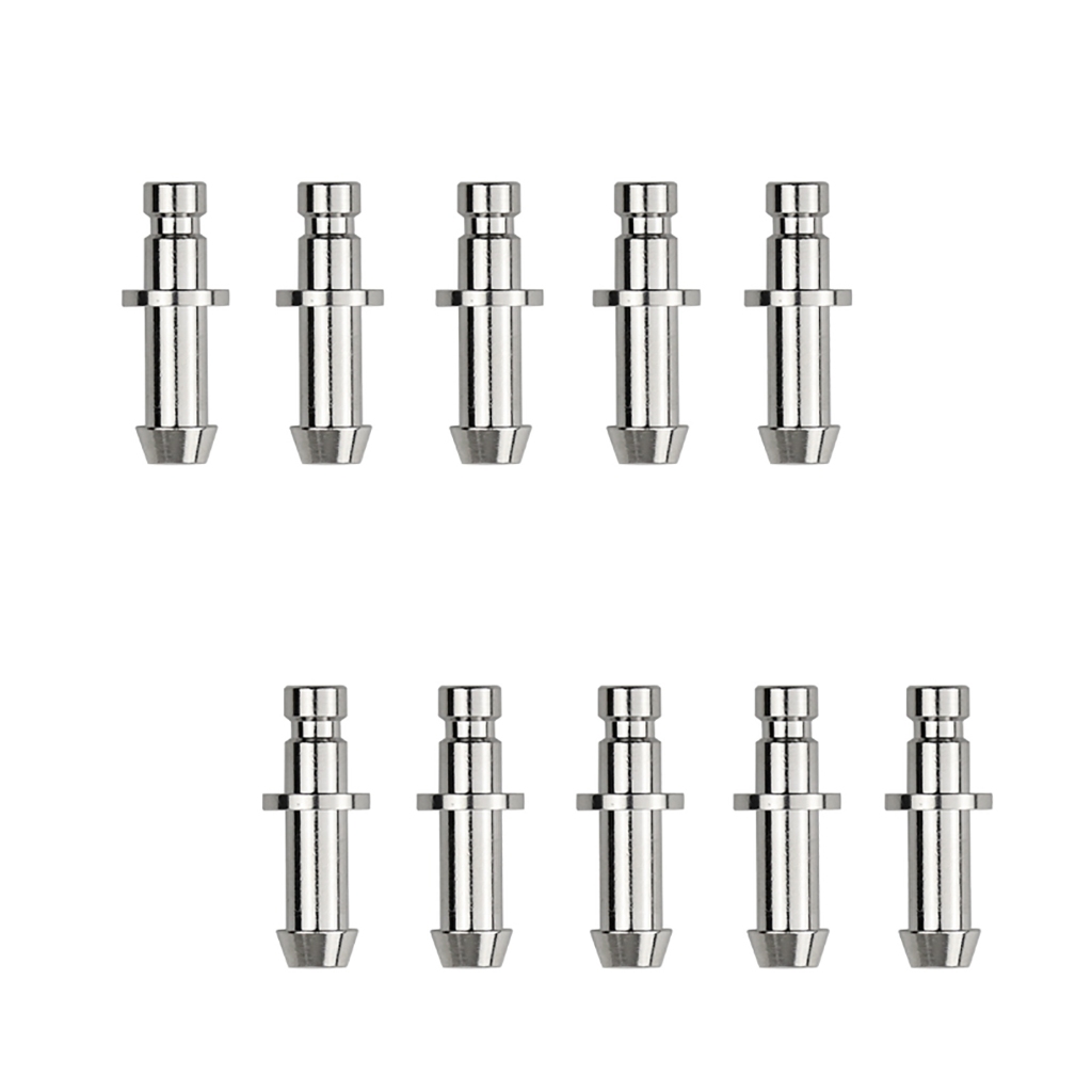 10 ชิ้น NIBP Cuff Connector, Universal โลหะ Airway Luer Connector, Air ท่ออะแดปเตอร์, เหมาะสําหรับ 4 มม.แปลง 5 มม.เส้นผ่านศูนย์กลางภายในท่อ