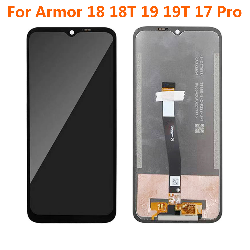 สําหรับ UleFone Armor 19 LCD 19T Armor 18 LCD 18T Armor 17 ProจอแสดงผลLCD Touch Screen Digitizer Ass