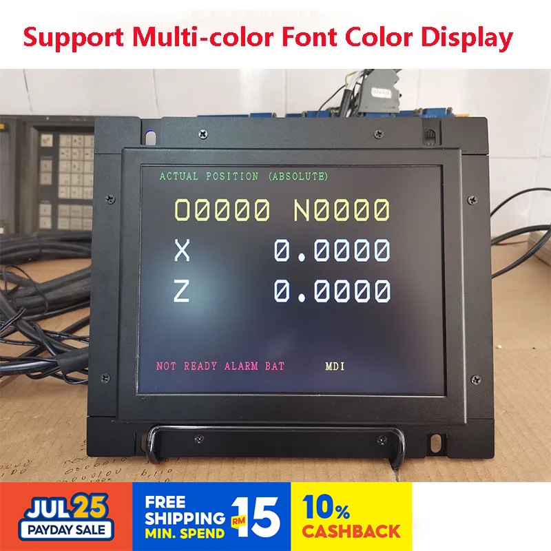 ⭐⭐⭐อะไหล่หน้าจอ LCD A61L-0001-0093 D9MM-11A 9 นิ้ว สําหรับระบบ FANUC CNC CRT