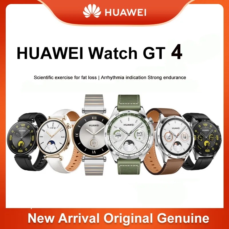 นาฬิกาข้อมือสมาร์ทวอทช์ Huawei Watch GT4 วัดออกซิเจนในเลือด วัดอัตราการเต้นของหัวใจ GPS สําหรับผู้ชาย