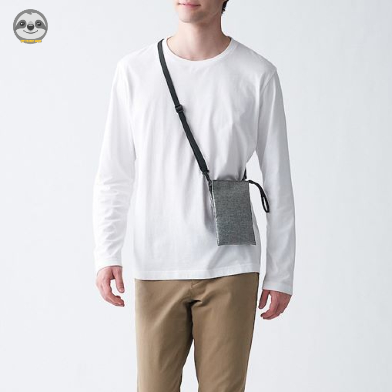 [พร้อมส่ง] Muji Style กระเป๋าสะพายไหล่ ขนาดเล็ก แบบพกพา น้ําหนักเบา กันน้ํา สําหรับใส่เหรียญ โทรศัพท์มือถือ ช้อปปิ้ง