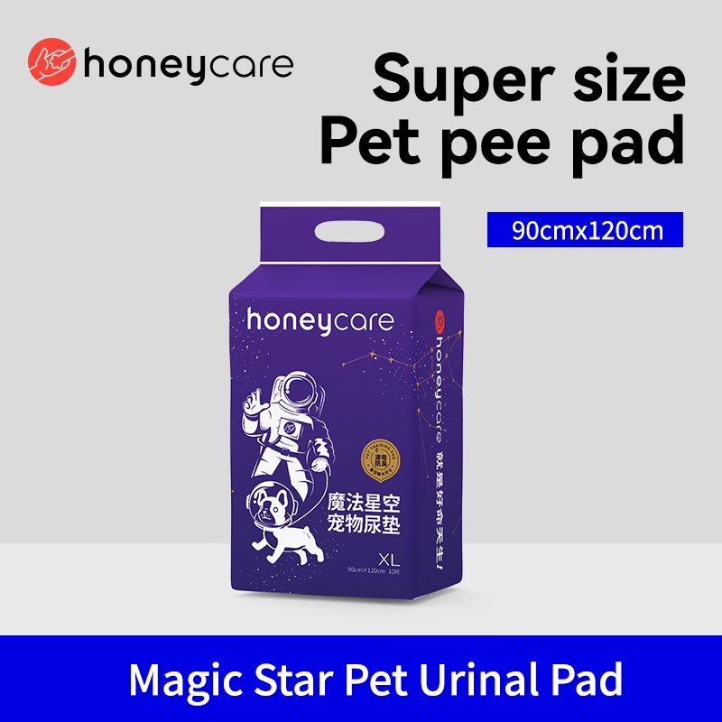 Rss Honeycare Promax แผ่นรองฉี่สุนัข ขนาดใหญ่มาก XXL 90*120 ซม. สําหรับฝึกสุนัข