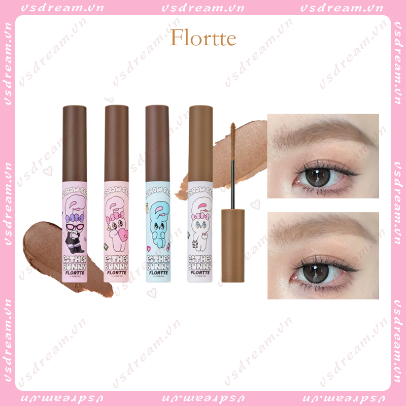 Flortte BUNNY ที่ย้อมคิ้ว ติดทนนาน กันน้ํา
