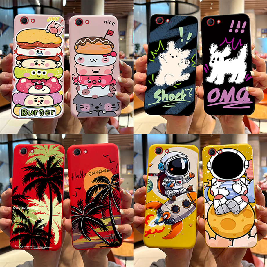 สําหรับ OPPO F7 Youth Case กันกระแทกซิลิโคนอ่อนนุ่มสีลูกกวาดปลอกสําหรับ OPPO F7 Youth F7Youth