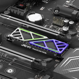 Jeyi ฮีทซิงค์ระบายความร้อน M.2 SSD 2280 NVME NGFF แมกนีเซียมอัลลอย อลูมิเนียมอัลลอย พร้อมแผ่นซิลิโคนความร้อน สําหรับคอมพิวเตอร์