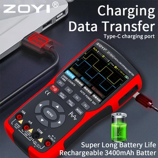 ZOYI 703S 3in1 Digital Multimeter Oscilloscope 50MHz Dual Channel 25000 Counts True RMS ออสซิลโลสโคป