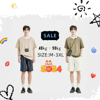 ⚡️Proman⚡️COD 📦จัดส่งจากกรุงเทพ POLO เสื้อโปโลแขนสั้นลําลอง ทรงหลวม สวมใส่สบาย เข้ากับทุกการแต่งกาย แฟชั่นฤดูร้อน สําหรับผู้ชาย