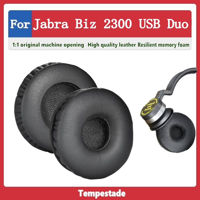 ฟองน้ําครอบหูฟัง แบบเปลี่ยน สําหรับ Jabra Biz 2300 QD MS USB