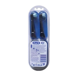 สําหรับหัวเปลี่ยนแปรงสีฟันทําความสะอาดแบบนุ่ม Oral B io 4 ชิ้น/กล่อง สีดํา
