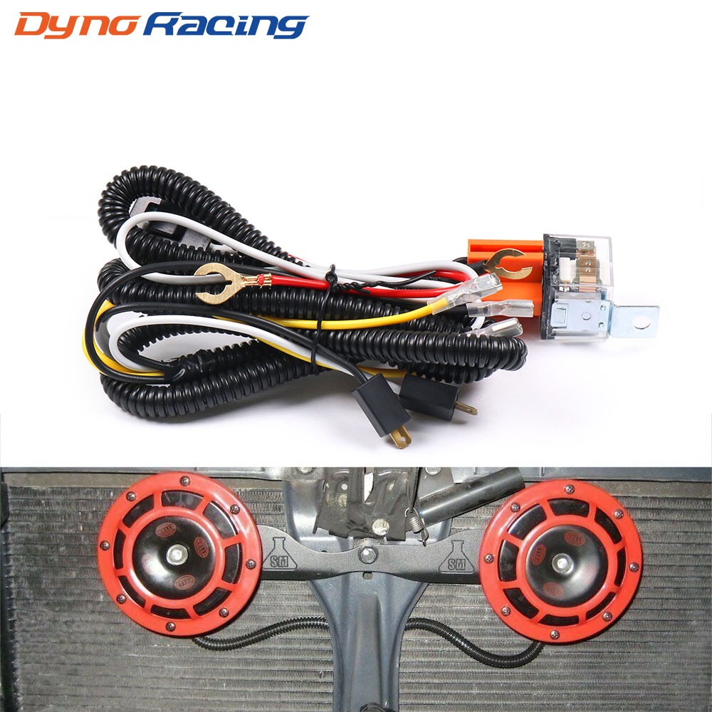 ชุดรีเลย์สายไฟ 12V สําหรับกระจังหน้ารถยนต์ รถบรรทุก