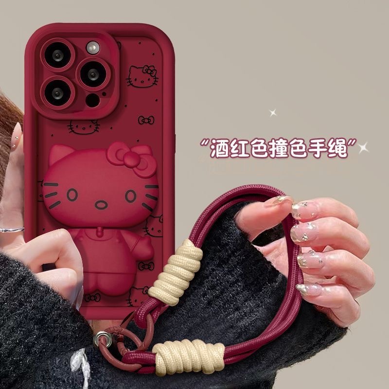 เคส Oppo A38 4G Reno 7 4G Reno 7 Pro Reno 8 5G Reno 8 Pro 5G Reno 10 5G Reno 10 Pro ซิลิโคนขอบตรง Frosted หมุนกระจกแต่งหน้ามือเชือกกรณีโทรศัพท์