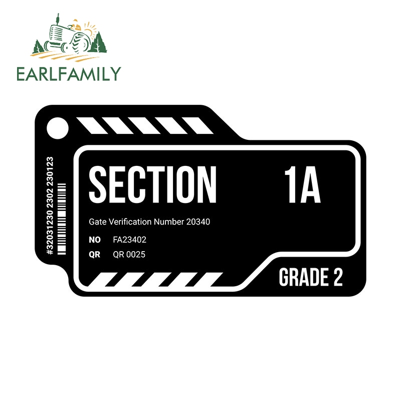 Earlfamily สติกเกอร์ ลายการ์ตูนอนิเมะ Cyberpunk Tickets JDM กันน้ํา กันรอยขีดข่วน สําหรับติดตกแต่งแล็ปท็อป รถยนต์ รถจักรยานยนต์ 13 ซม. - รูปที่ 2