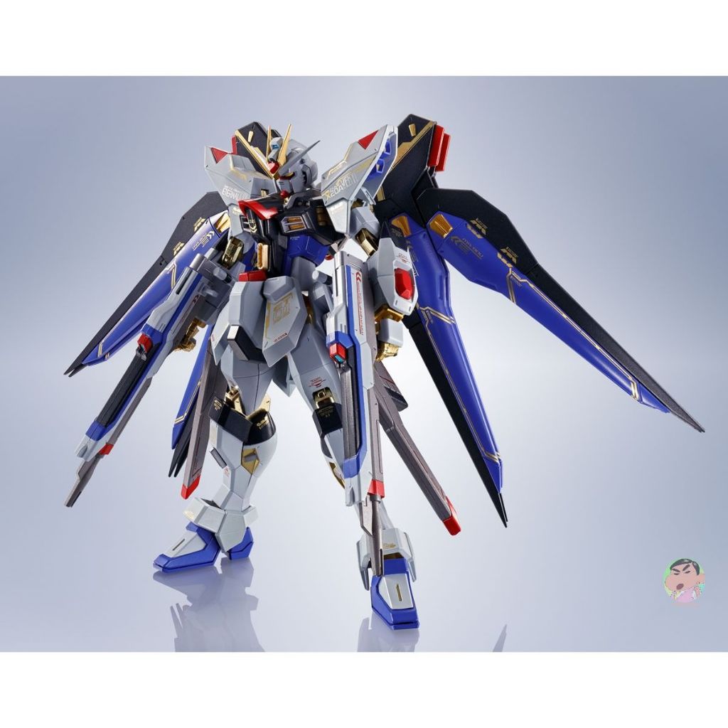 Bandai METAL ROBOT SPIRITS STRIKE FREEDOM GUNDAM 20th Anniversary Ver.โมเดลที่สมบูรณ์