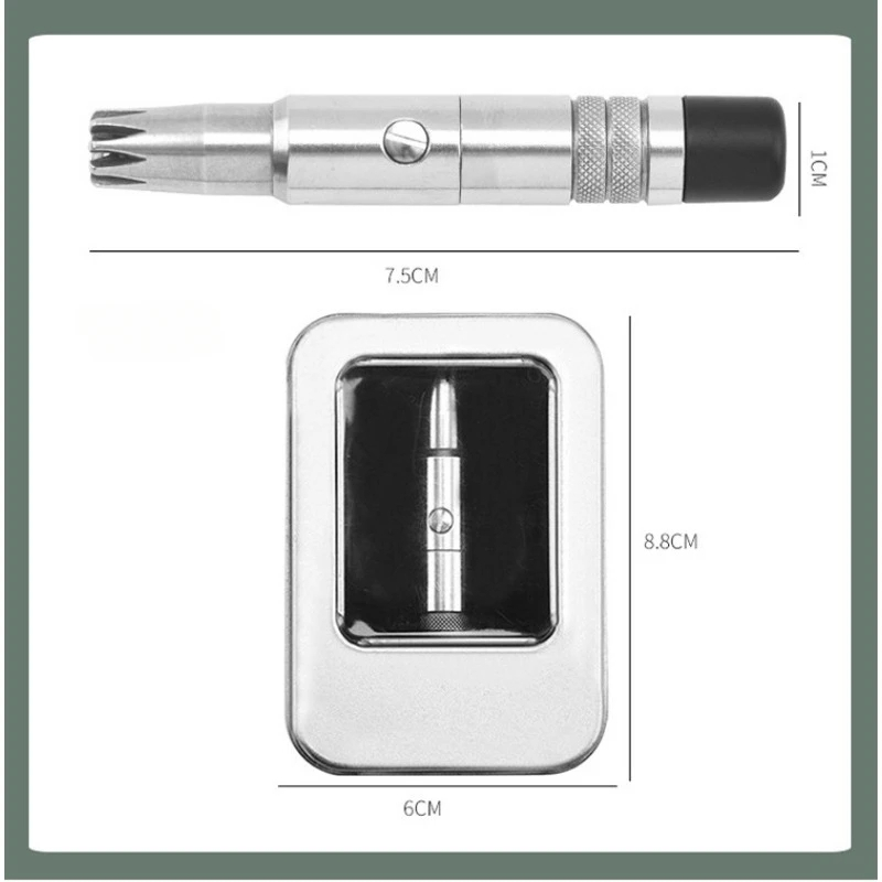 Kiprun เครื่องตัดขนจมูก สําหรับผู้ชาย ไร้แบตเตอรี่ สเตนเลส กันน้ํา ไม่เจ็บผม - รูปที่ 7