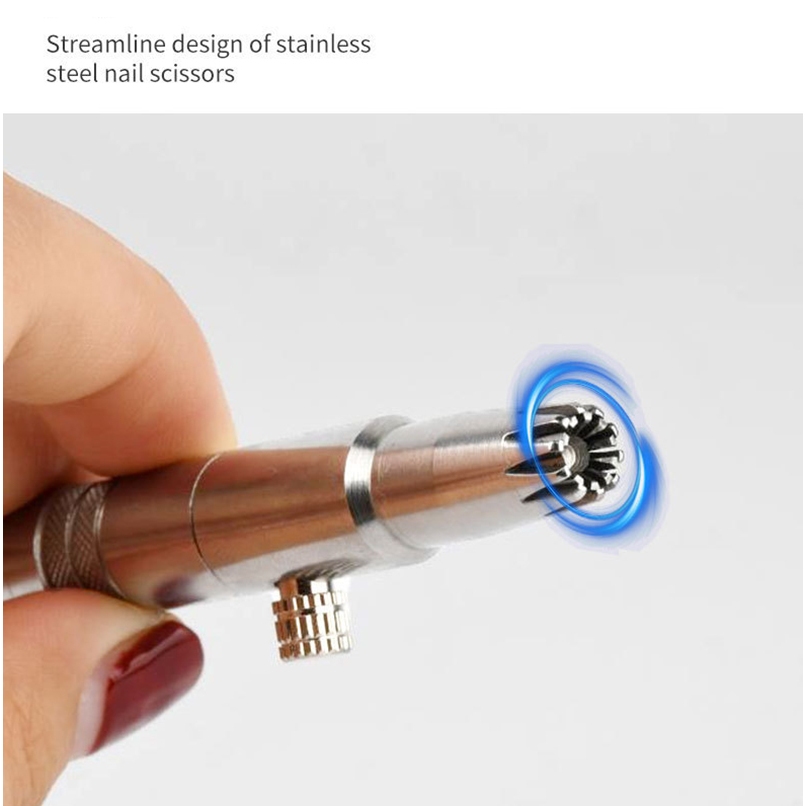 Kiprun เครื่องตัดขนจมูก สําหรับผู้ชาย ไร้แบตเตอรี่ สเตนเลส กันน้ํา ไม่เจ็บผม - รูปที่ 6