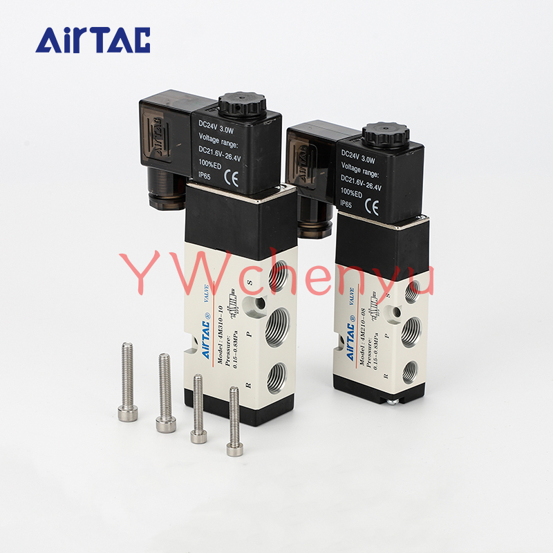 AIRTAC วาล์วโซลินอยด์ 4M210-08 4M310-08 4M310-10 สองตําแหน่ง