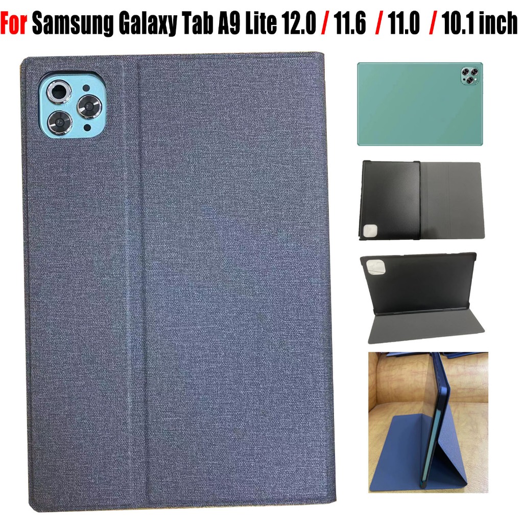 สําหรับ Samsung Galaxy Tab A9 Lite 12.0 11.6 11.0 10.1 นิ้วคุณภาพสูง PU หนังฝาครอบ Tab A9 Lite 12.0 11.6 11.0 10.1 "Simple Anti-drop แฟชั่นแท็บเล็ตป้องกันกรณี