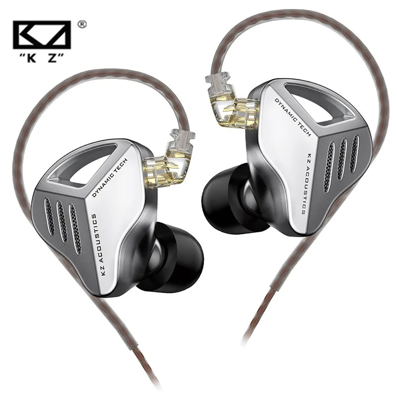 Kz ZVX หูฟังอินเอียร์ไดนามิก HIFI ตัดเสียงรบกวน พร้อมไมโครโฟน สําหรับเล่นกีฬา