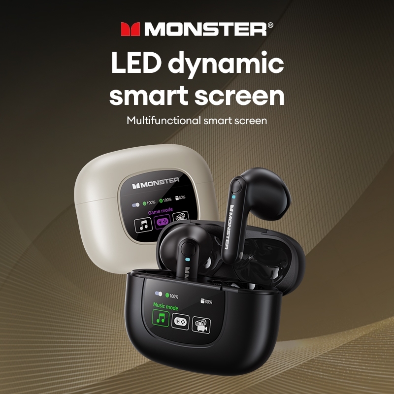 Monster XKT20 หูฟังบลูทูธไร้สาย HIFI คุณภาพเสียง สัมผัสอัจฉริยะ ความทนทานสูง 5.4