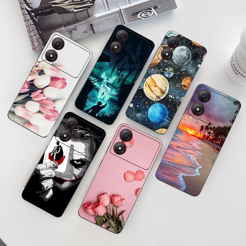 เคสโทรศัพท์มือถือ แบบนิ่ม พิมพ์ลาย สําหรับ ZTE Blade A34