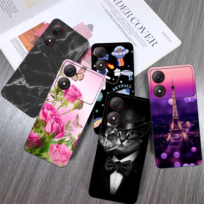 เคสโทรศัพท์มือถือ แบบนิ่ม กันกระแทก พิมพ์ลาย สําหรับ ZTE Blade A34