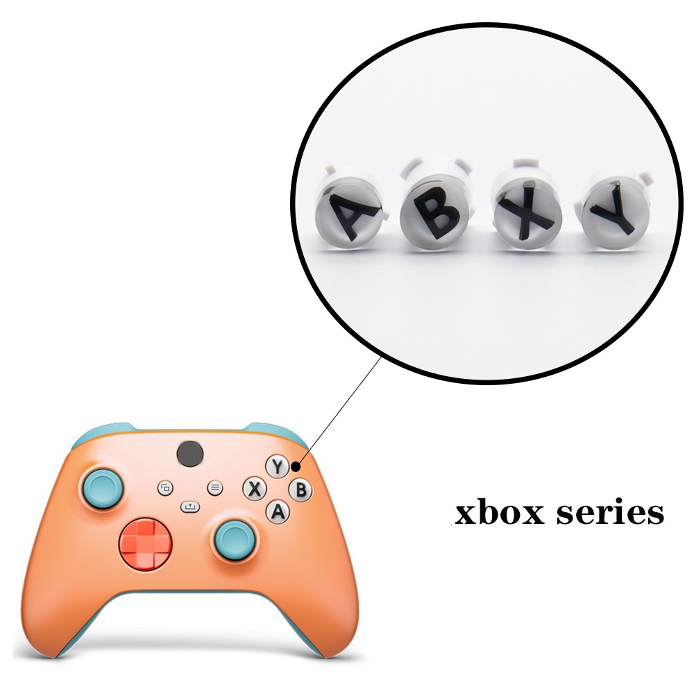 อะไหล่ปุ่มกด ABXY แบบเปลี่ยน สําหรับ Xbox Series X S Controller