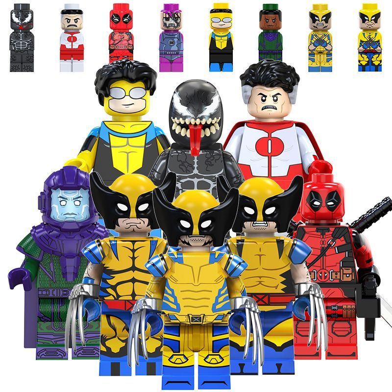 ของเล่นตัวต่อฟิกเกอร์ Kang The Conqueror Wolverine TV6205 ขนาดเล็ก