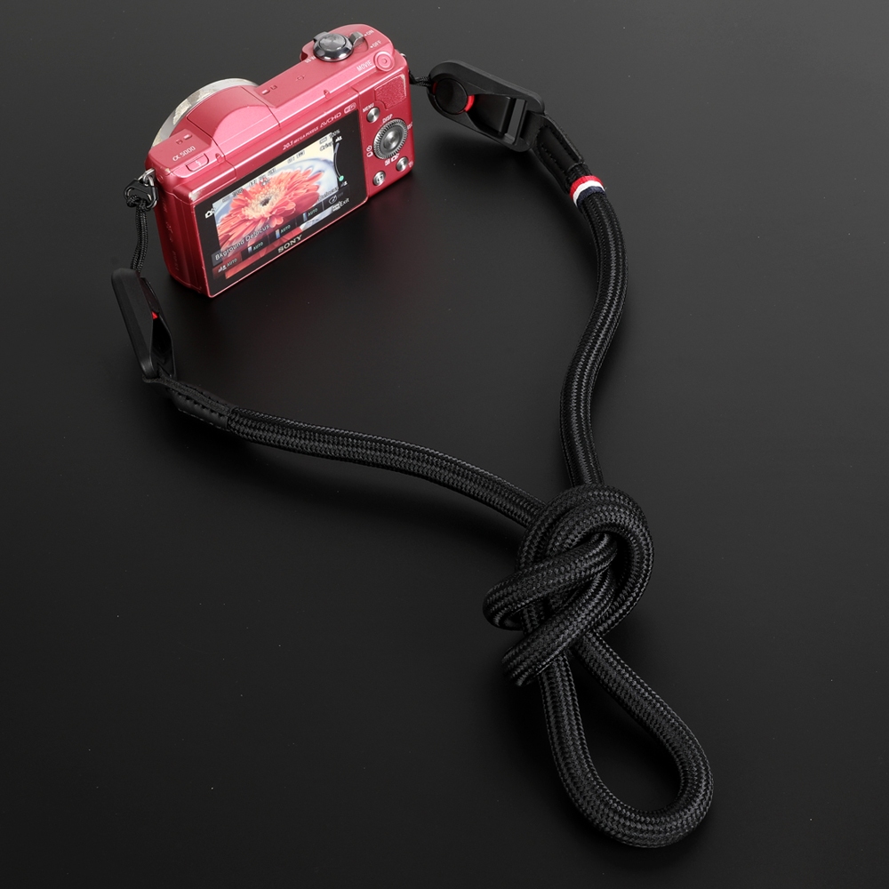เชือกไนลอนสลิงกล้อง Lanyard Quick Release สายรัดข้อมือคอสายคล้องไหล่สําหรับ Fujifilm Olympus Sony Leica Canon Nikon Mirrorless กล้องถ่ายภาพอุปกรณ์เสริม