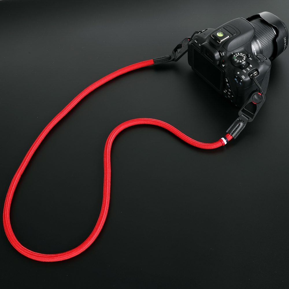 เชือกไนลอนสลิงกล้อง Lanyard Quick Release สายรัดข้อมือคอสายคล้องไหล่สําหรับ Fujifilm Olympus Sony Leica Canon Nikon Mirrorless กล้องถ่ายภาพอุปกรณ์เสริม