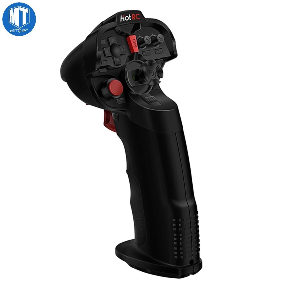 Hotrc DS-4A 2.4G เครื่องส่งสัญญาณวิทยุ RC มือเดียว 4 ช่องพร้อมตัวรับสัญญาณ 4Ch สําหรับเครื่องบินโดรน