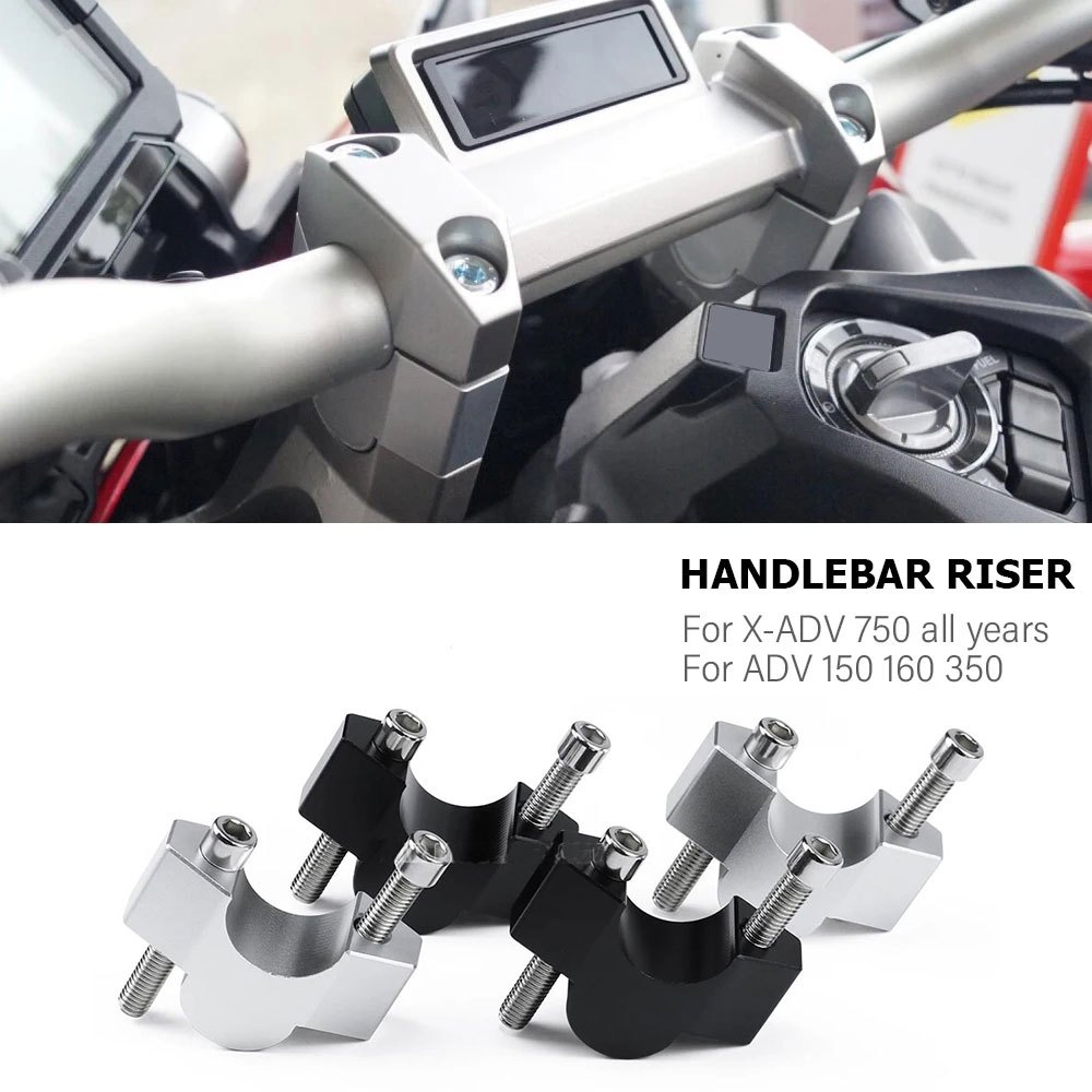 อะแดปเตอร์แคลมป์ยกแฮนด์บาร์ รถจักรยานยนต์ สําหรับ Honda XADV X-ADV 750 XADV750 ADV 150 160 350 ADV150 ADV160 ADV350