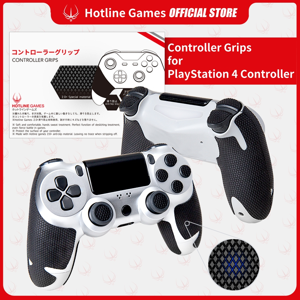 Hotline Games 2.0Plus Controller Grip Tape for Playstation 4 / PS4 Controllers,Anti-Slip,Moisture Wicking,Very Durable