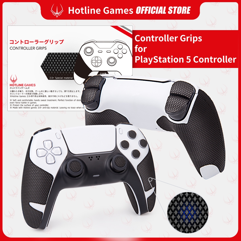HOTLINE GAMES เทปพันด้ามจับจอยเกม 2.0Plus กันลื่น ใช้งานง่าย สําหรับ PlayStation5 / PS5
