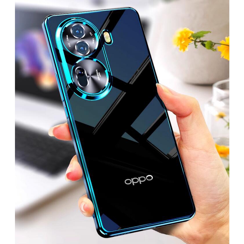 เคสโทรศัพท์มือถือ ซิลิโคนนิ่ม ใส กันกระแทก หรูหรา สําหรับ OPPO Reno 11 Pro 5G Reno11F 11F Reno11Pro reno115g