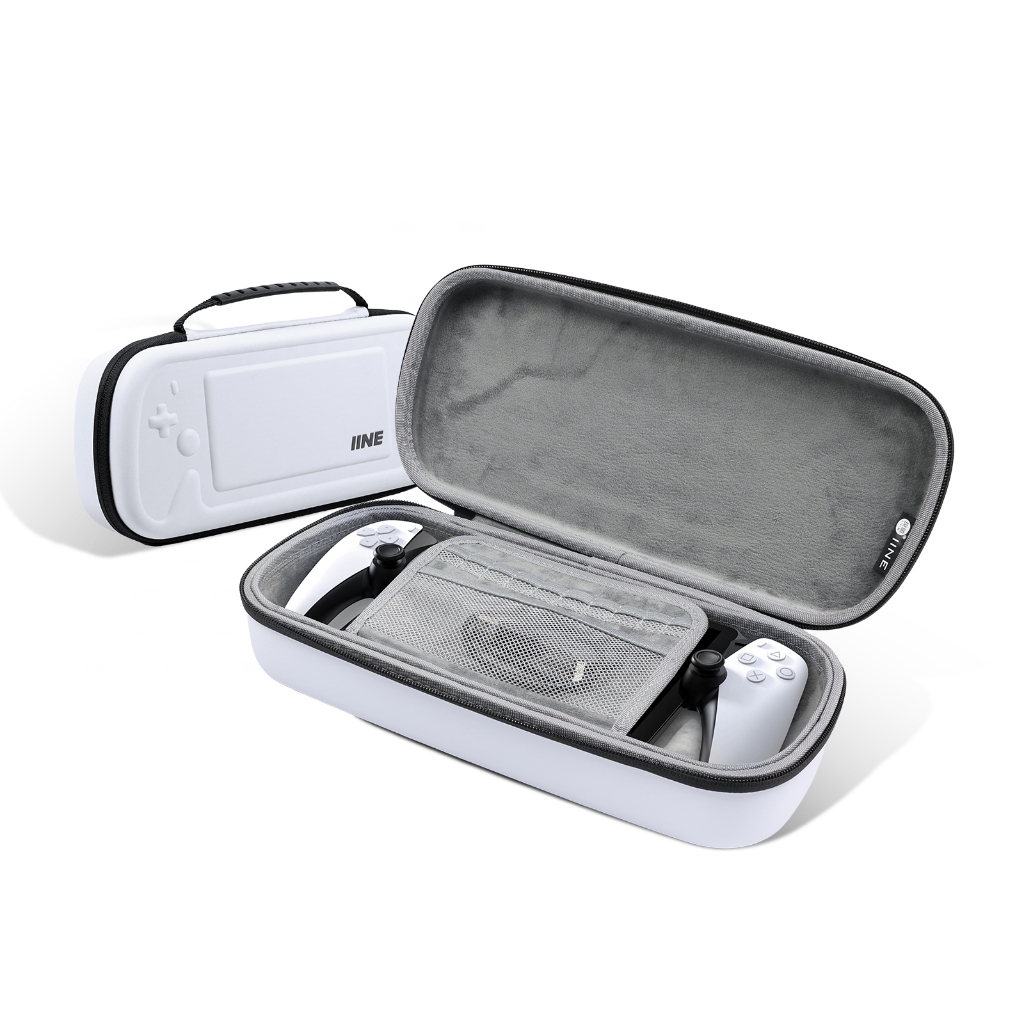 Iine กระเป๋าเก็บของสําหรับ Playstation Portal เข้ากันได้กับเคสป้องกัน IINE ขาตั้งในตัว ทนทานต่อแรงกด