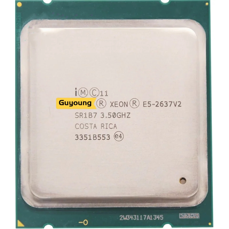 โปรเซสเซอร์ CPU YZX Xeon E5 2637V2 E5 2637 V2 E5-2637V2 E5-2637 V2 CPU 3.50GHZ 4-core LGA2011