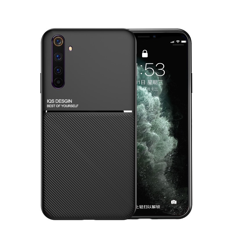For OPPO Realme 6 ,เคสโทรศัพท์มือถือ แบบแม่เหล็ก ผิวด้าน กันกระแทก คุณภาพสูง สไตล์นักธุรกิจ สําหรับ
