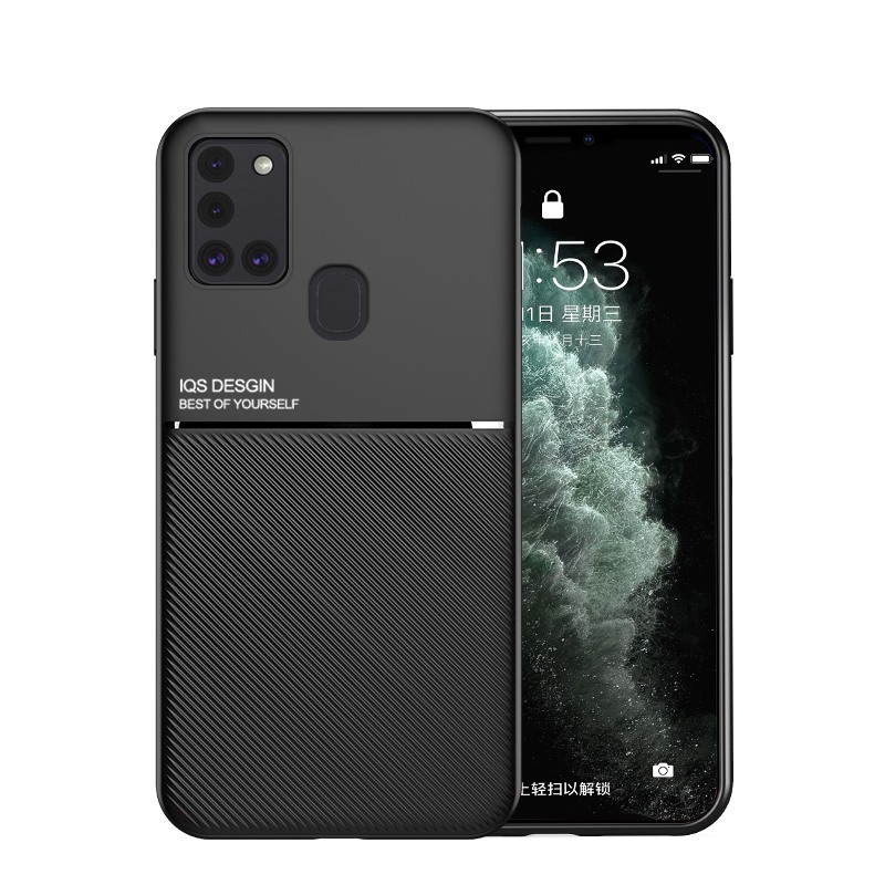 For Samsung Galaxy A21S ,เคสโทรศัพท์มือถือ แบบแม่เหล็ก ผิวด้าน กันกระแทก คุณภาพสูง สไตล์นักธุรกิจ สําหรับ