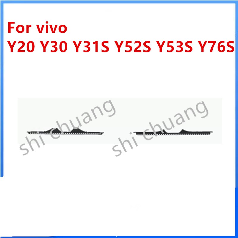 เตาย่างลําโพงสําหรับ vivo Y20 Y30 Y31S Y52S Y53S Y76S หูลําโพงตาข่ายหูฟังฝุ่นป้องกันฝุ่นวงเล็บเปลี่ยนอะไหล่ซ่อม