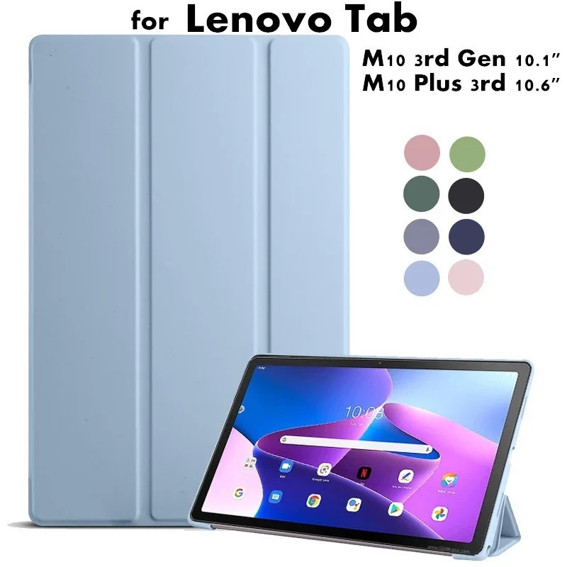 for Lenovo Tab M10 Plus 3rd Gen 10.6" TB125FU TB128FU Smart Stand Tablet Cover For Lenovo Tab M10 3rd Gen 10.1" TB328FU TB-328XU
